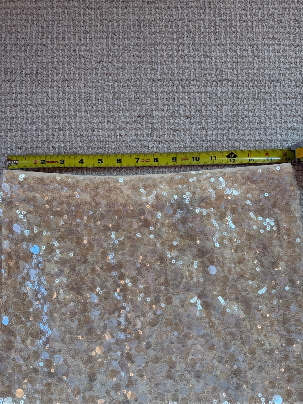J. Crew Gold Sequin Mini Skirt - Picture 6 of 7